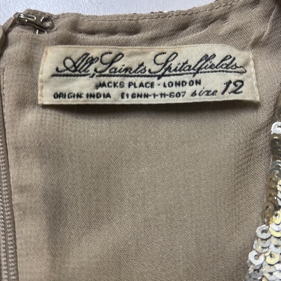 All Saints Jada Sequins Blouse - Picture 5 of 7